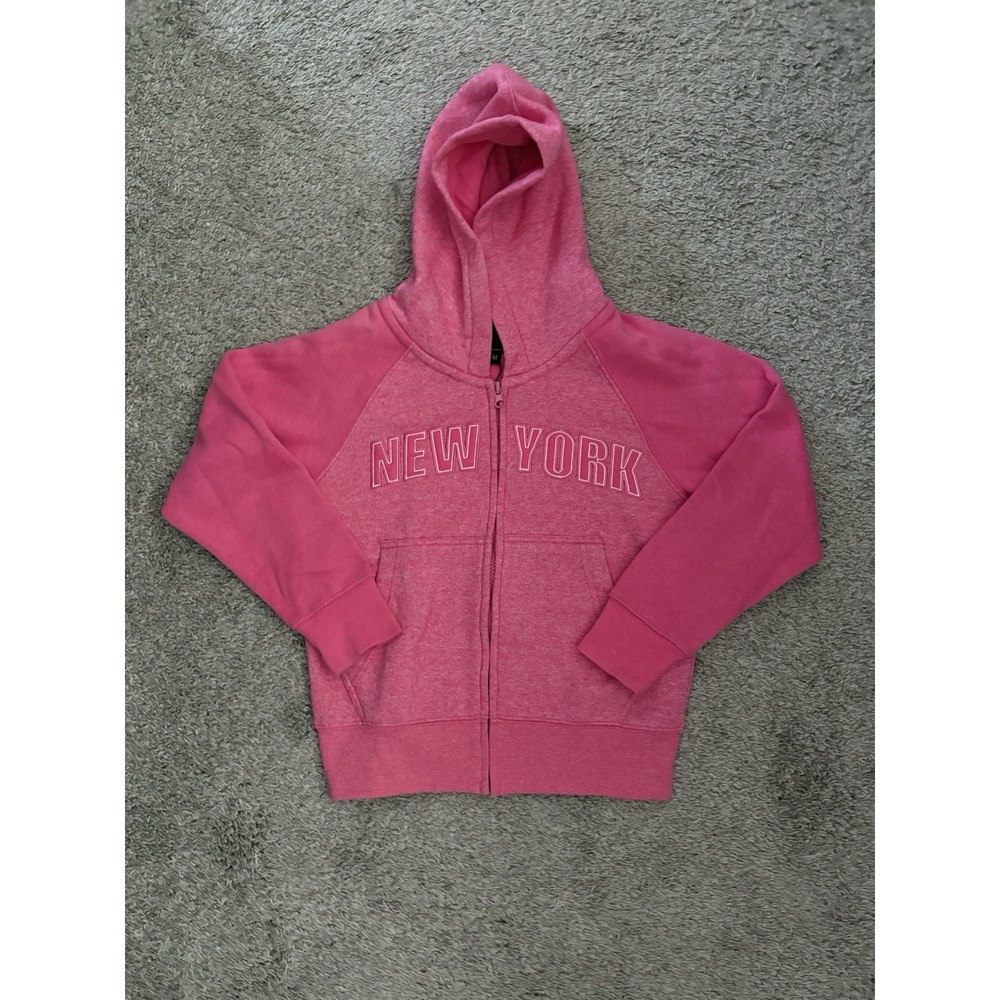 US Moda Youth Médium Pink New York jacket Full Zip NWOT
